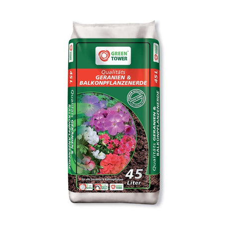 Pamant Natural Organic GreenTower pentru plante de interior si balcon - 45 L