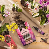 Substrat Mineral LECHUZA Orchidpon 3 l, pentru orhidee, 100% fara turba, cu ingrediente naturale