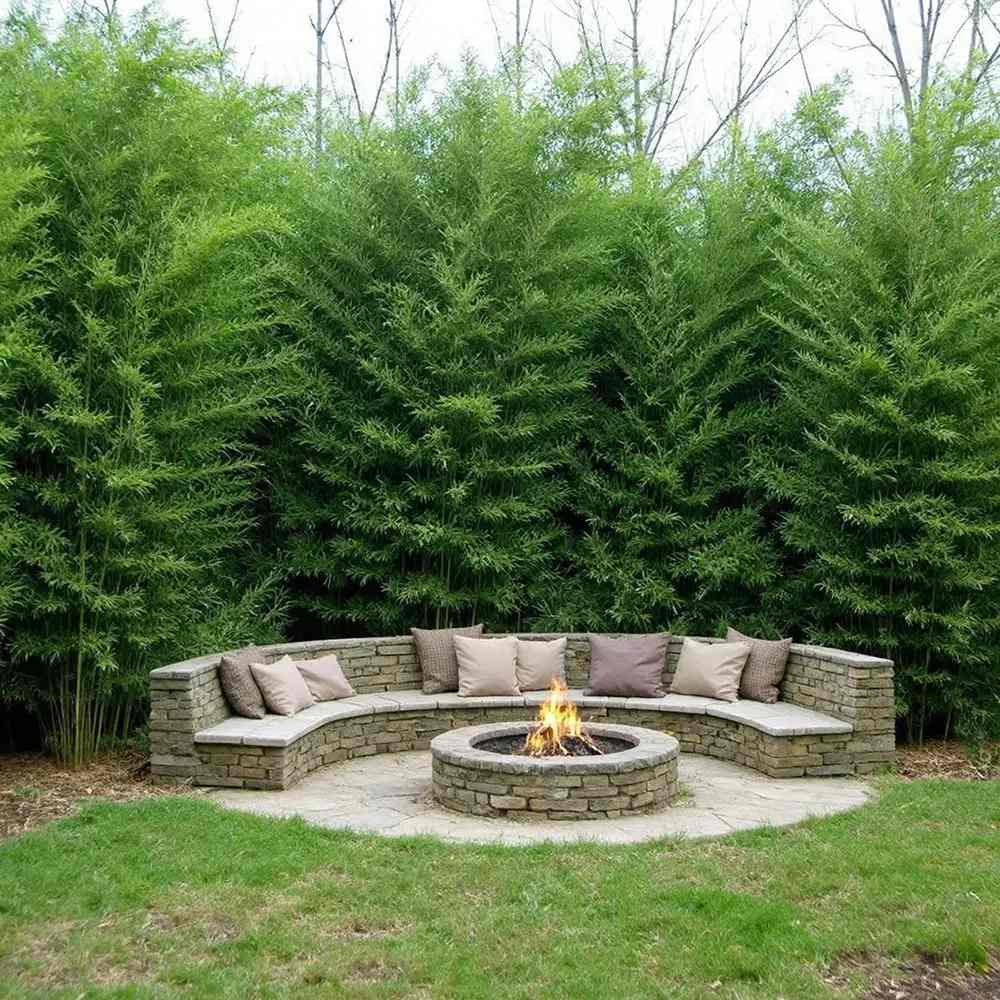 Bambusz 'Bissetii' (Phyllostachys) – gyors növekedésű, örökzöld élősövény