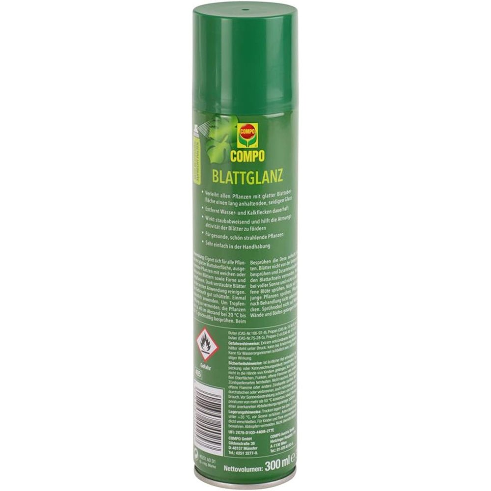 Spray Luciu Frunze pentru Plante Verzi, 300 ml, Efect Imediat, COMPO