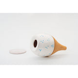 Vas de auto-udare plante ''Labute de Pisica'' LUTOYA, decorativ, ceramic, lut, natural, 700 ml
