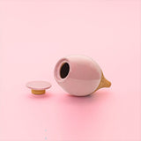 Vas de auto-udare plante roz LUTOYA, decorativ, ceramic, lut, natural, 700 ml