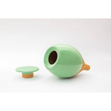Vas de auto-udare plante verde LUTOYA, decorativ, ceramic, lut, natural, 350 ml